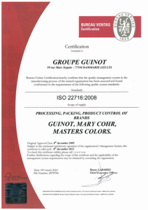 Guinot sertifikaat